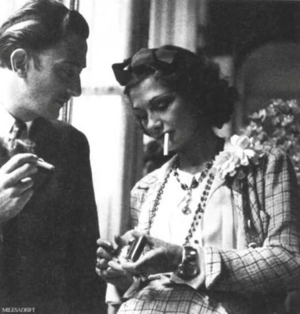 Salvador Dali și Coco Chanel